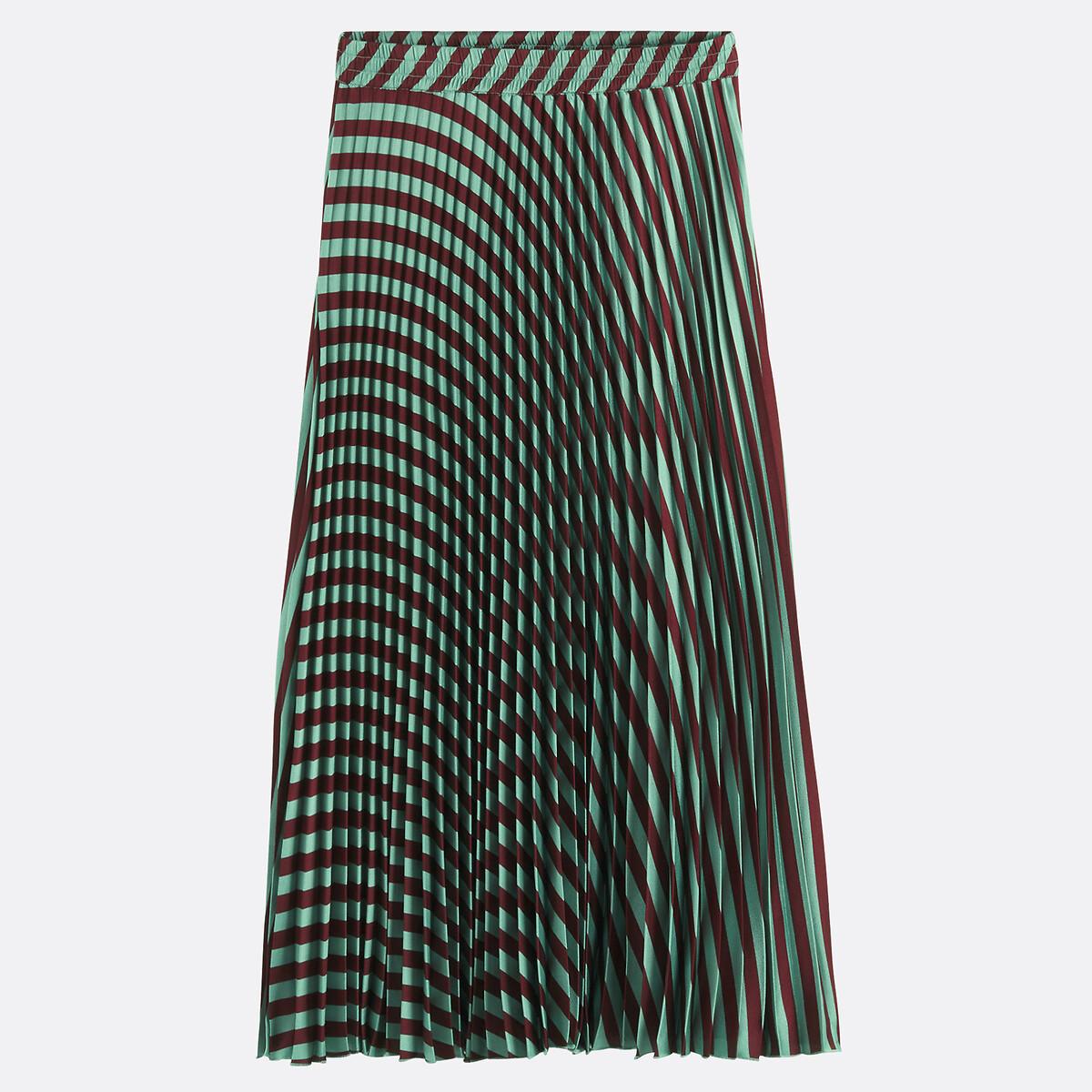 La Redoute Collections Gestreifter Plisseerock  