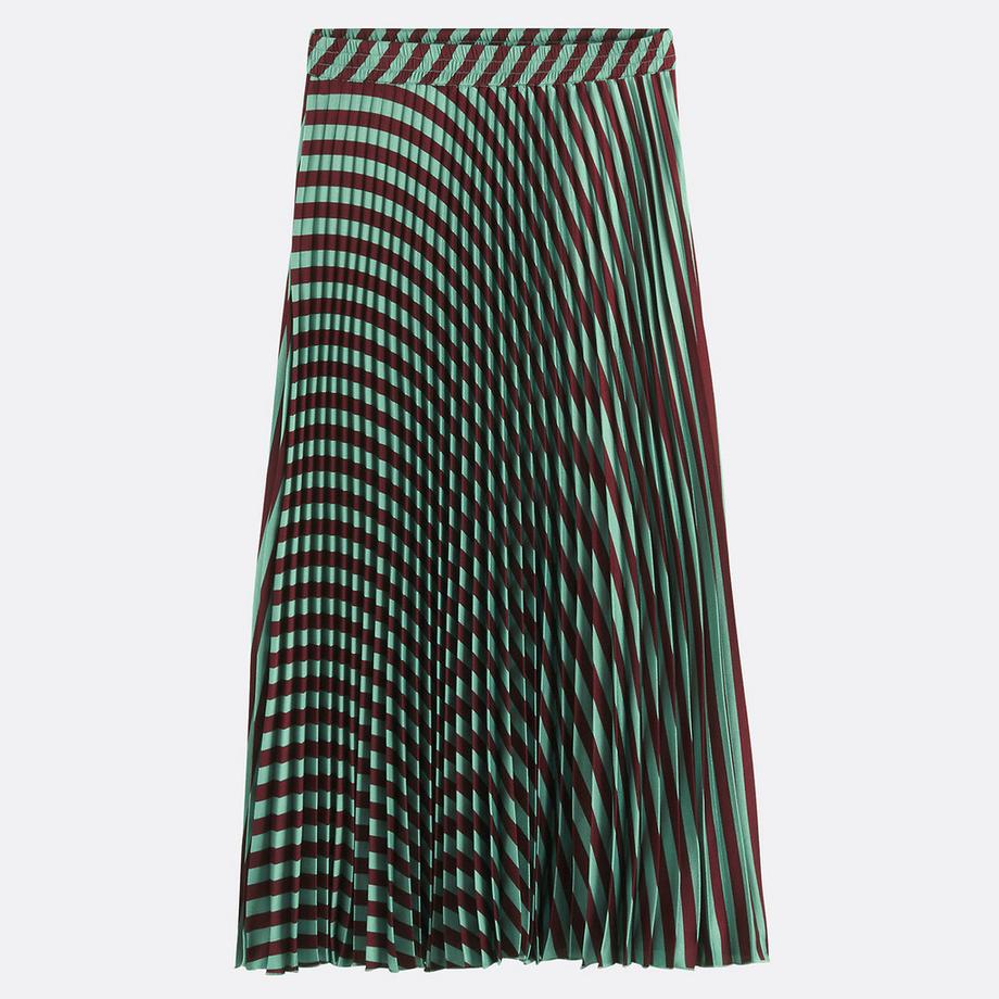 La Redoute Collections Gonna plissettata a righe  