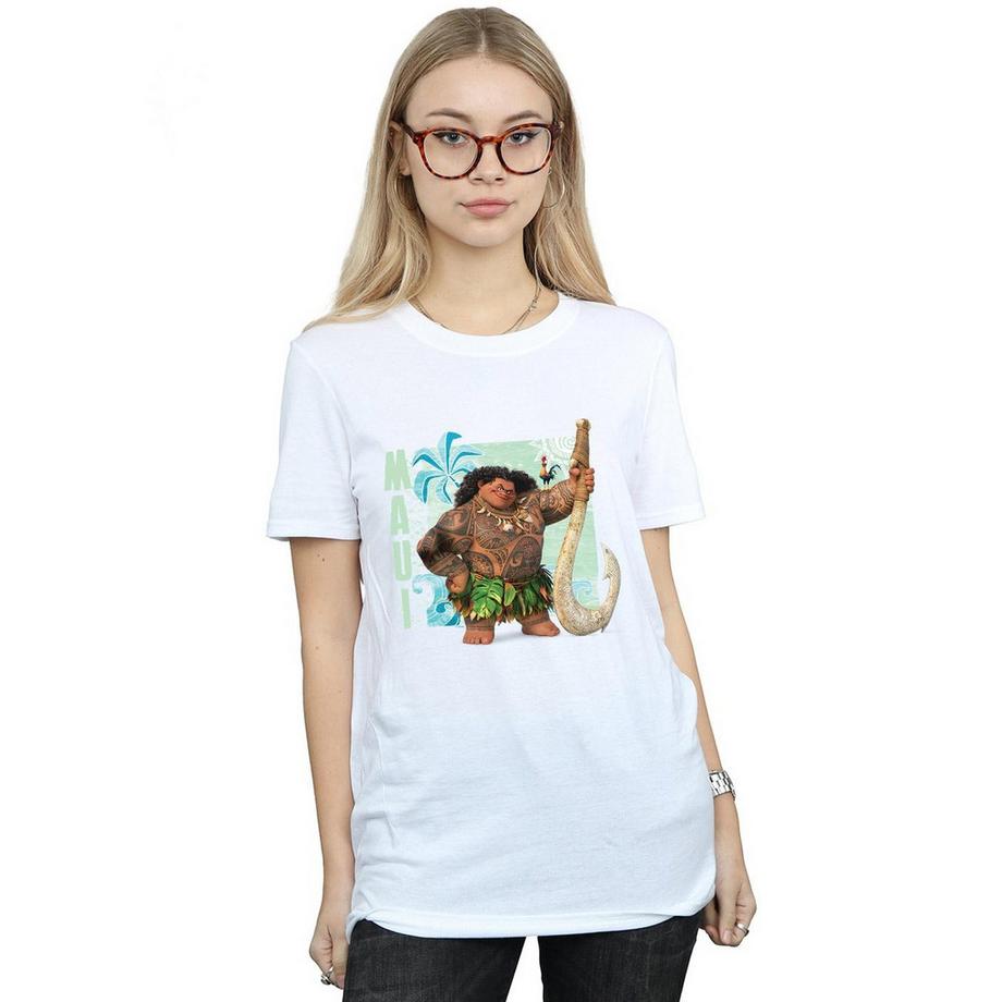 Disney Moana Maui T-Shirt Stampa Grafica  