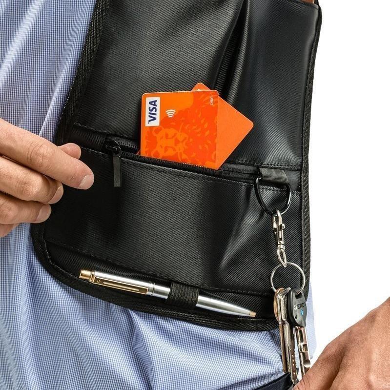 B2X Sac à Bandoulière Antivol Sous le Bras  