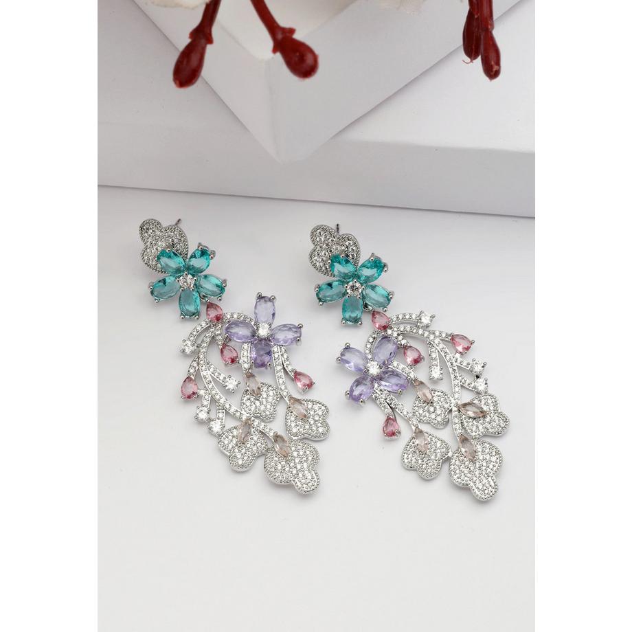 AVANT-GARDE PARIS  Diva Orecchini a Goccia Floreali 