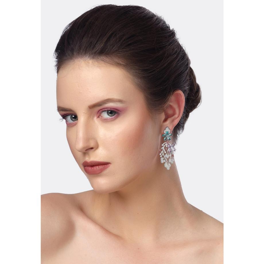 AVANT-GARDE PARIS  Diva Orecchini a Goccia Floreali 