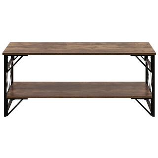 Beliani Table basse en Panneau de particules de bois Industriel BOLTON  