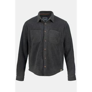 Sthuge  Hemd, Overshirt, Fleece, Langarm, Modern Fit, Kentkragen 