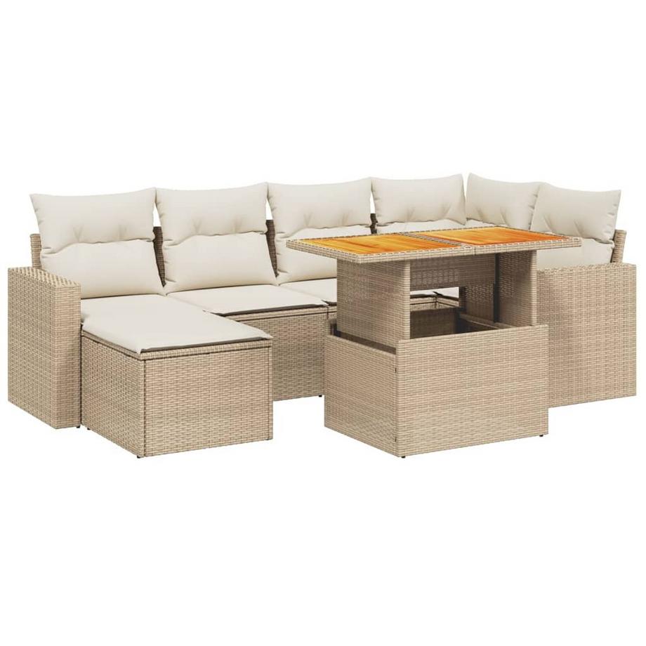 Garten sofagarnitur poly-rattan