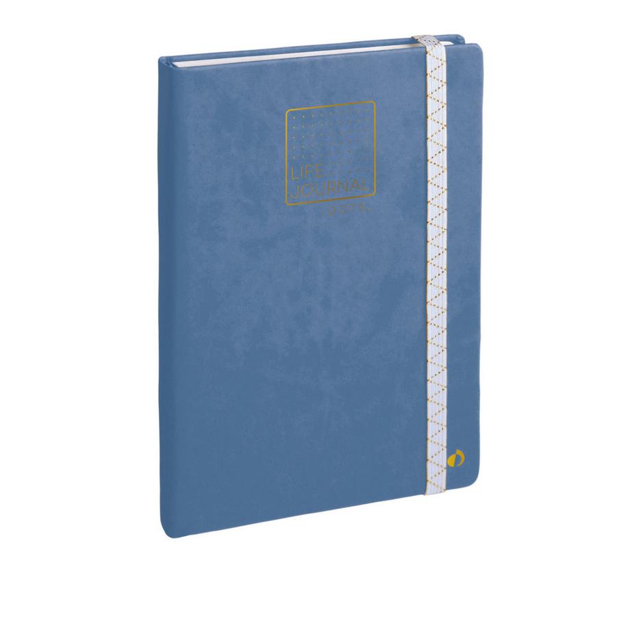 QUO-VADIS NOTIZHEFT 21 DOTS POINT ML Life Journal - 15x21 cm - Gummizug  