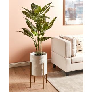 Beliani Indoor Blumentopf aus Metall Modern ASTILLBE  