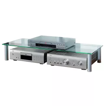 Élément TV surélevé Meuble TV Alu Verre Felino Maxi Élément TV surélevé Meuble TV Alu Verre Felino Maxi