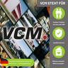 VCM TV Aufsatz Erhöhung Fernseh Möbel Alu Glas Felino Maxi  