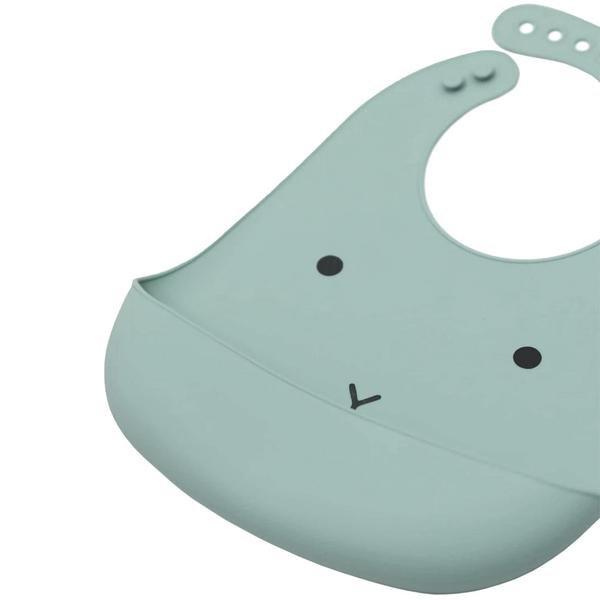 eStore  Bavoir en Silicone, Lapin - Vert 