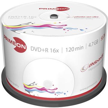 DVD+R vergine 4.7 GB 50 pz. Torre stampabile