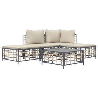 VidaXL Garten lounge set poly-rattan  