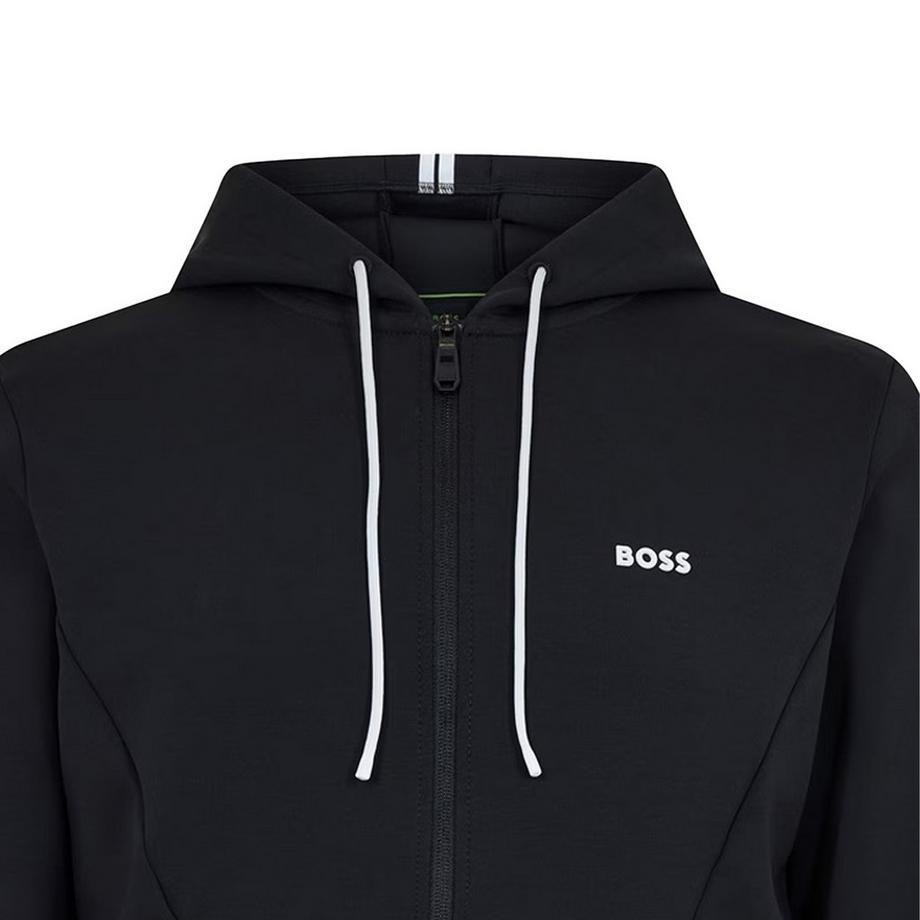 BOSS  Hoodie Mit Durchgehendem Reißverschluss, Sport, Stretch 