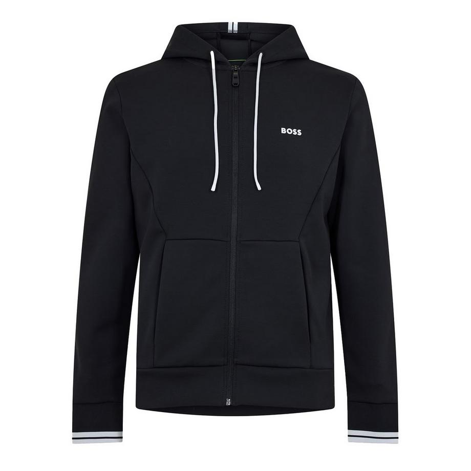 Hoodie Mit Durchgehendem Reißverschluss, Sport, Stretch