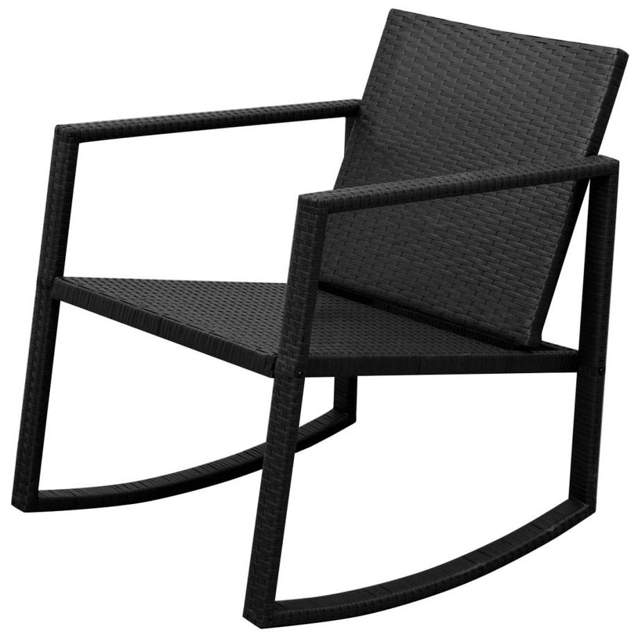 VidaXL Chaise à bascule rotin synthétique  