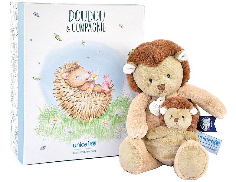 DouDou et compagnie  Unicef Mama & Kind Igel (25cm) 
