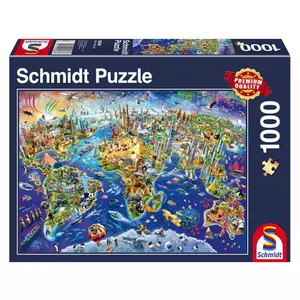Puzzle Entdecke unsere Welt (1000Teile)