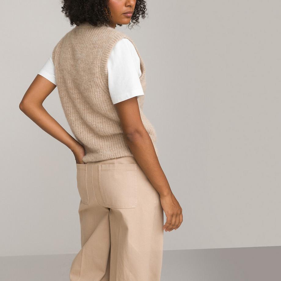 La Redoute Collections Gilet in misto alpaca  