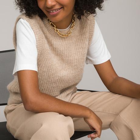 La Redoute Collections Gilet in misto alpaca  