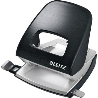 Leitz LEITZ Bürolocher NewNeXXt Metall 50060094 satin schwarz 30 Blatt  