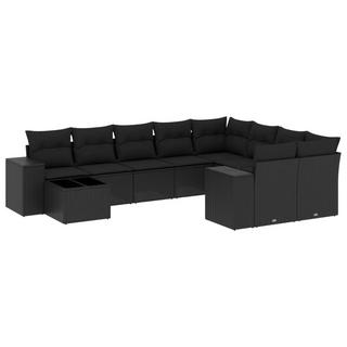 VidaXL set divano da giardino Polirattan  