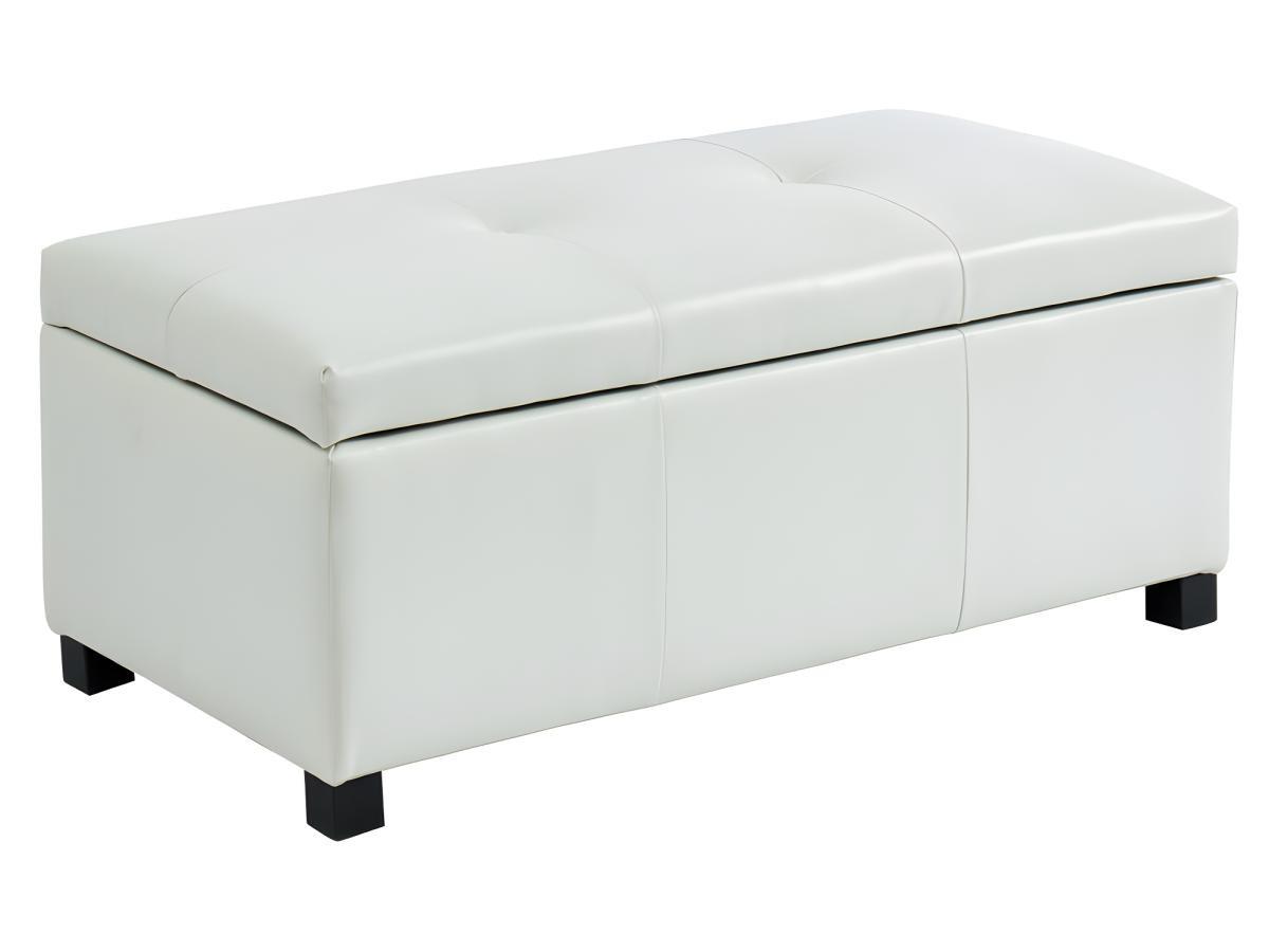 Vente-unique Sitzbank Sitztruhe Kunstleder FILIPPO  