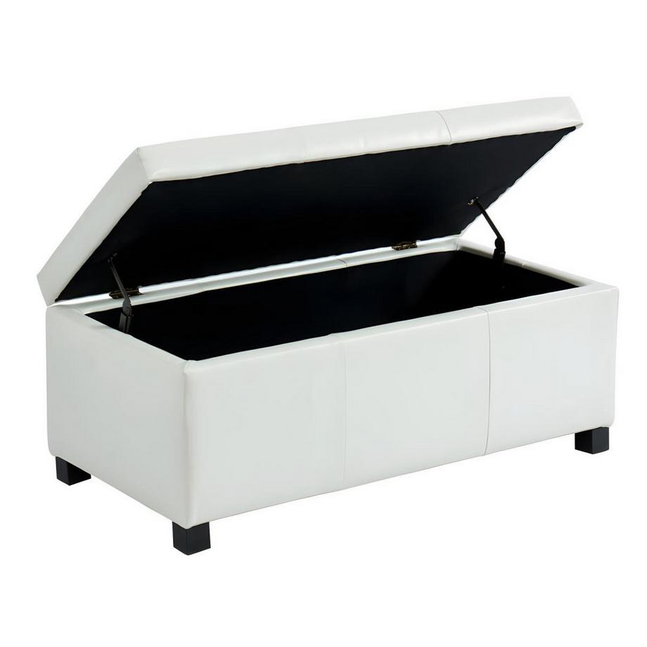 Vente-unique Sitzbank Sitztruhe Kunstleder FILIPPO  