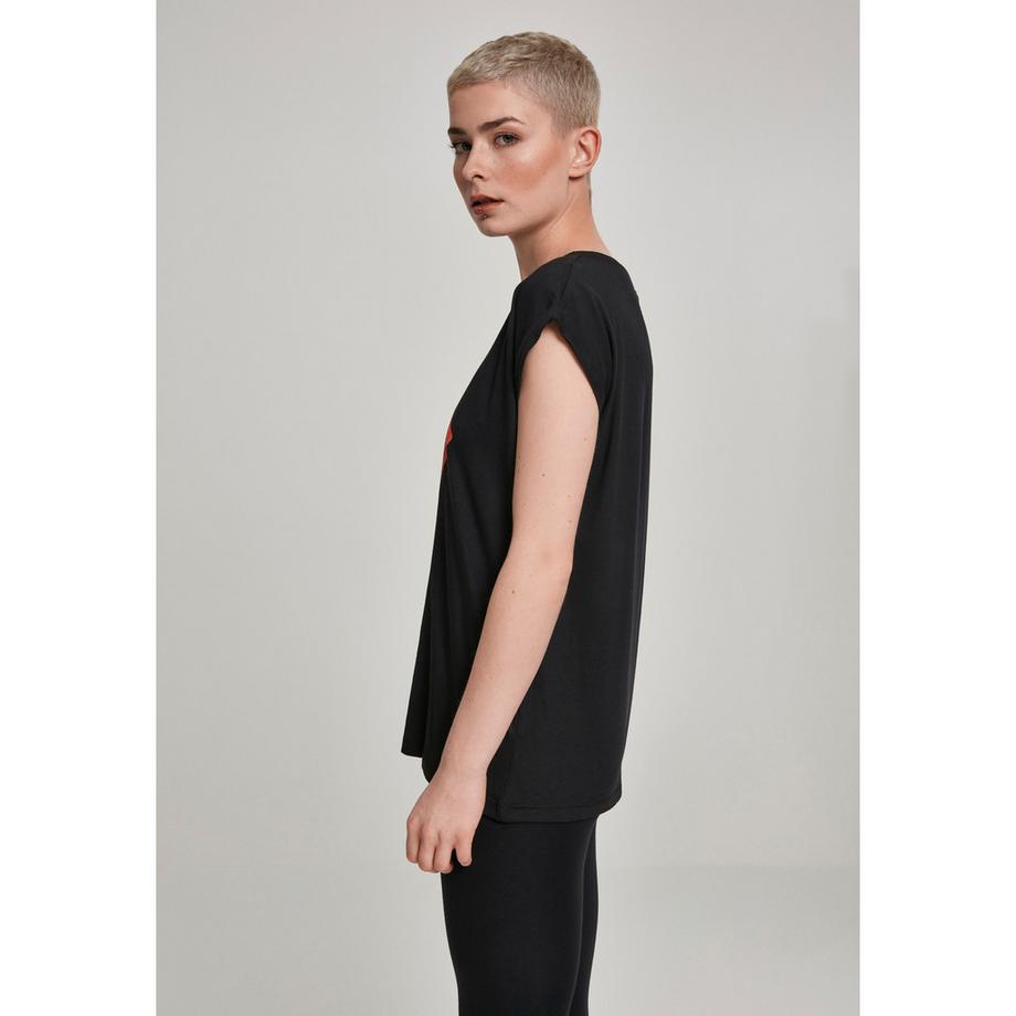 URBAN CLASSICS Rolling Stones Logo Print T-Shirt  