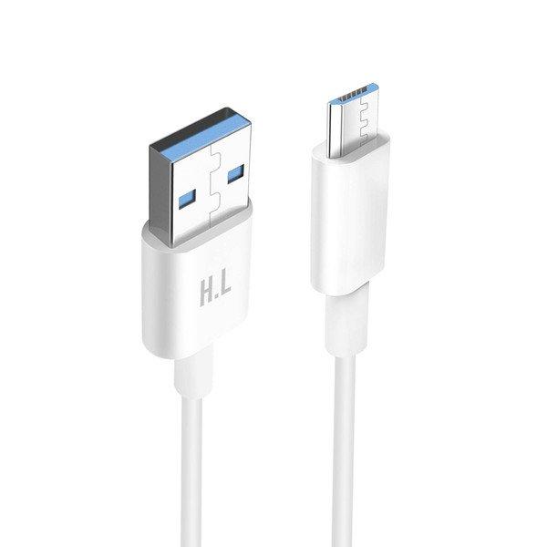 Avizar  USB / Micro-USB 1.5m langes Kabel Weiß 