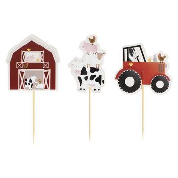 Cupcake Toppers Animaux de la Ferme
