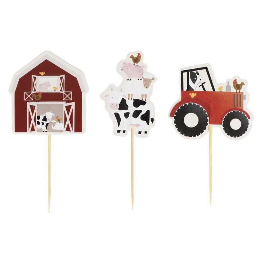 Cupcake Topper Bauernhoftiere