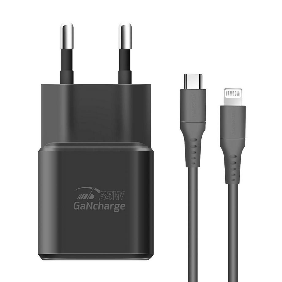 SWISSTEN  35W GaN Netzteil + Lightning Kabel 