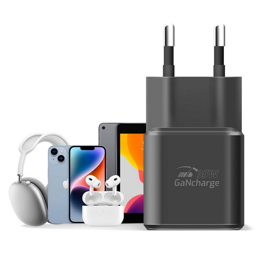 SWISSTEN  35W GaN Netzteil + Lightning Kabel 