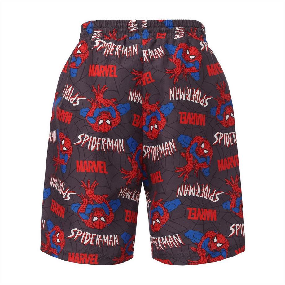 Spider-Man  Costume Da Bagno A Pantaloncino Stampa Su Intera Superficie 