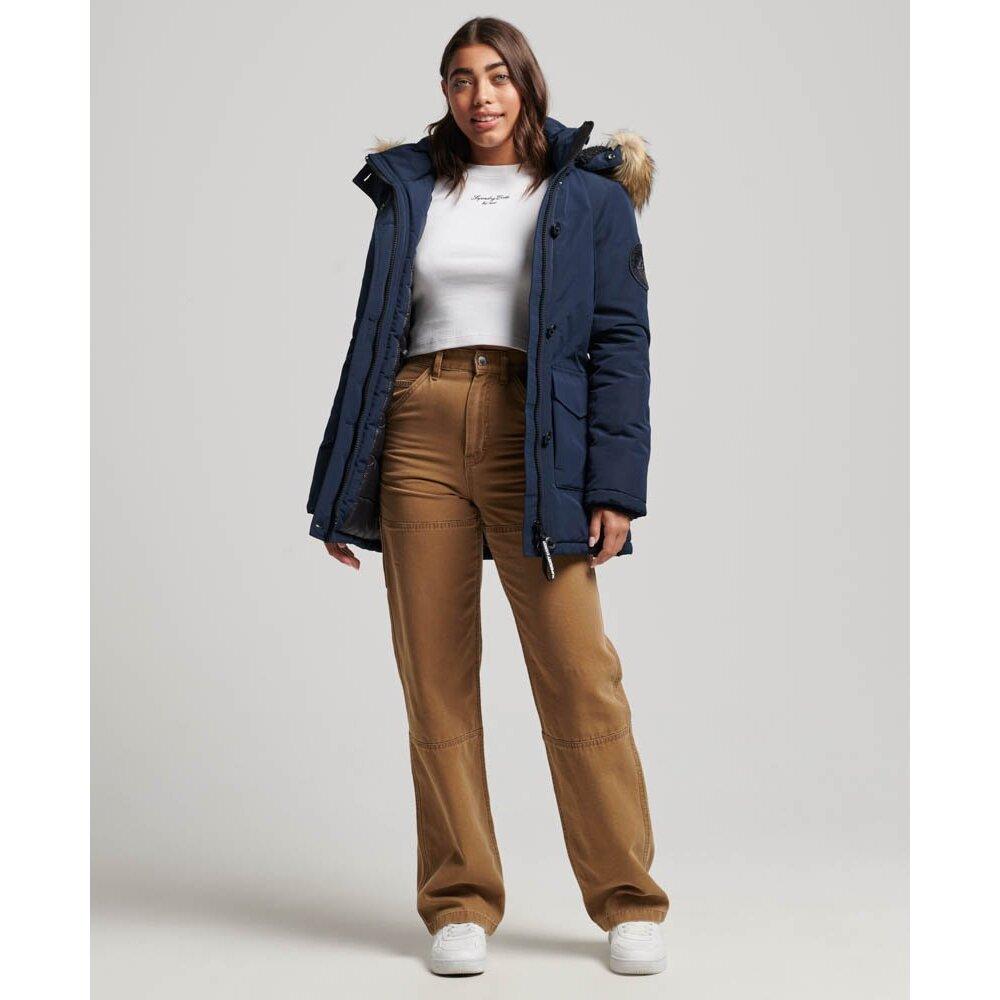 Superdry Everest Parka con Cappuccio e Pelliccia Sintetica  