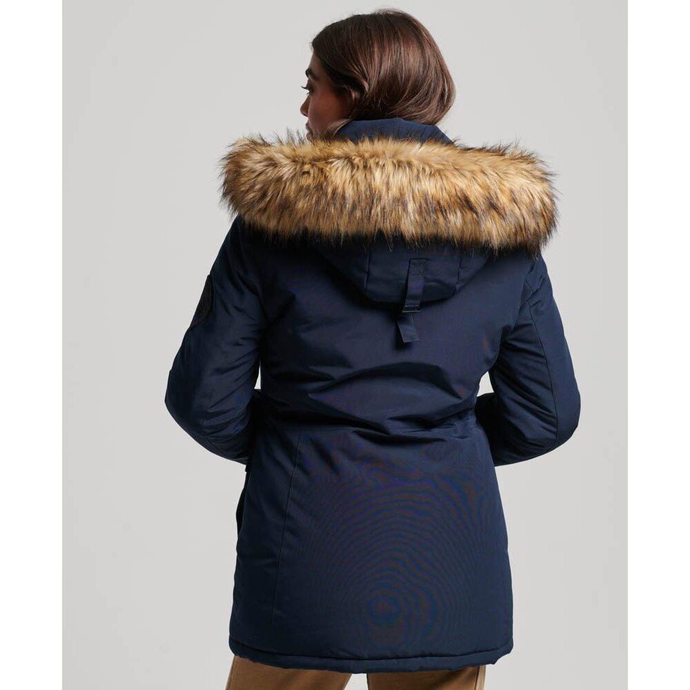 Superdry Everest Parka con Cappuccio e Pelliccia Sintetica  
