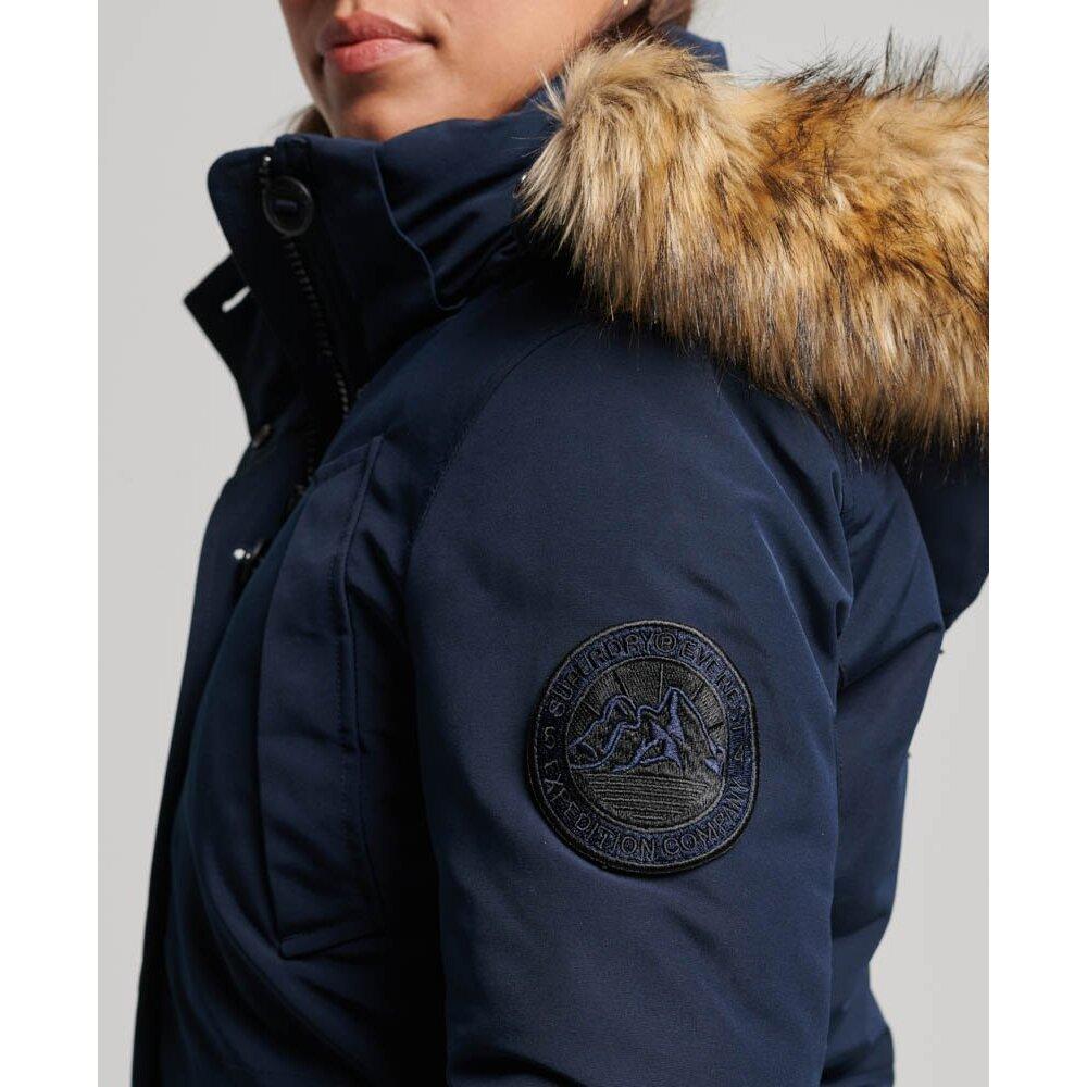 Superdry Everest Parka con Cappuccio e Pelliccia Sintetica  