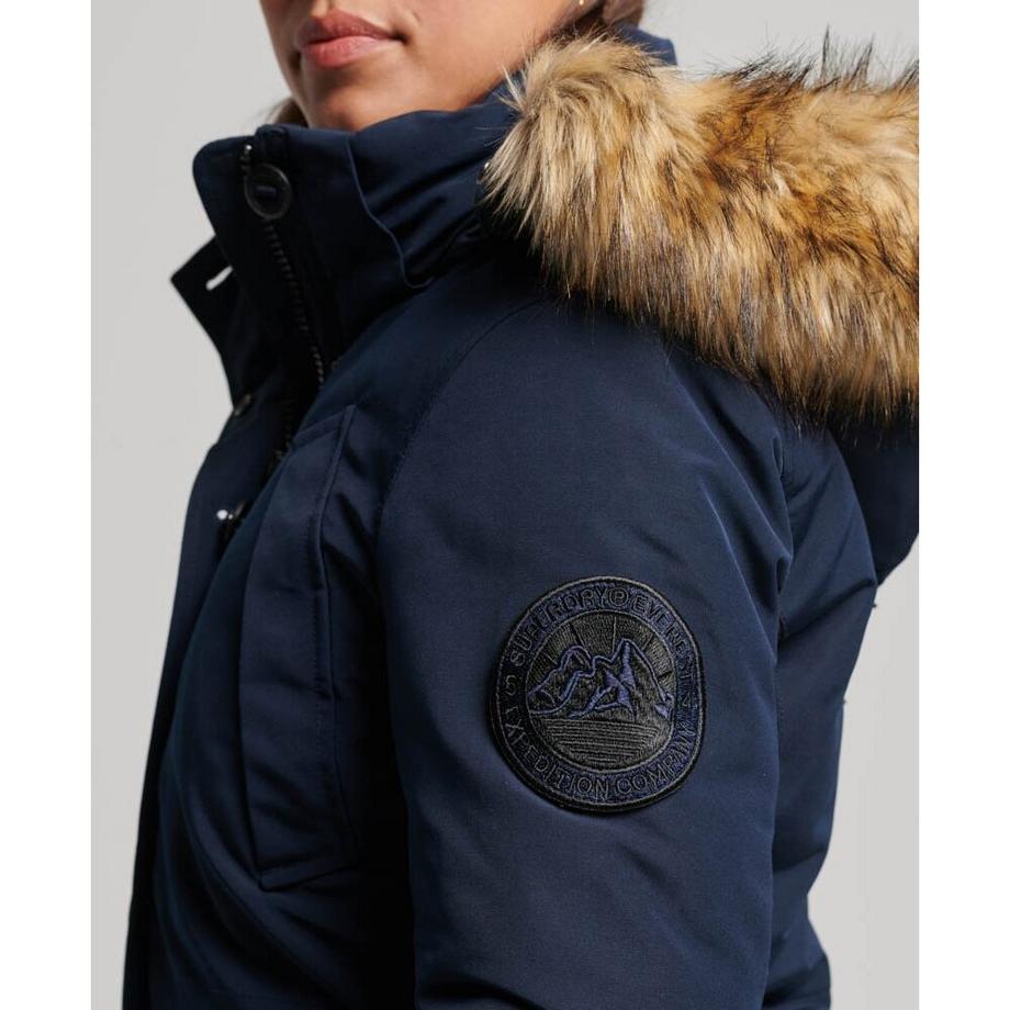 Superdry Everest Parka con Cappuccio e Pelliccia Sintetica  