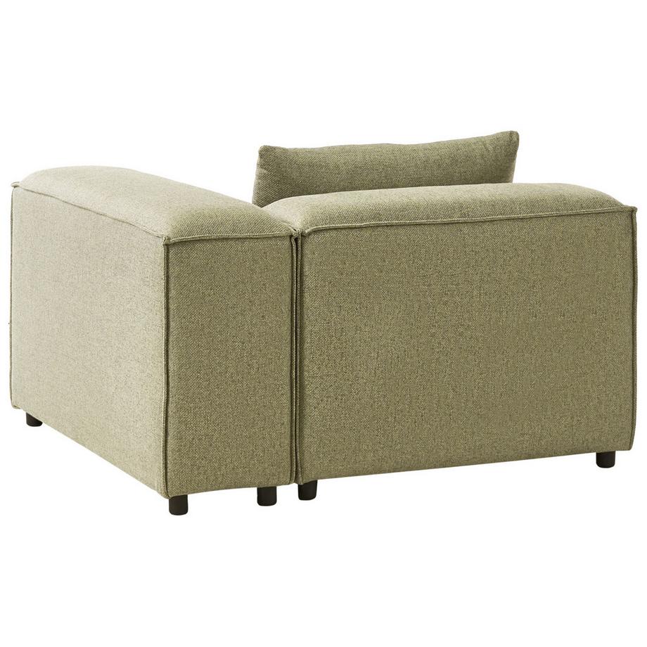 Beliani Module d'angle en Tissu Moderne BRANDE  