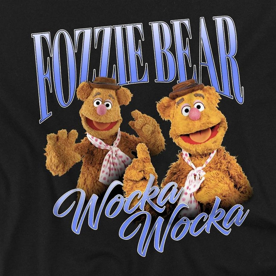 The Muppets Bootleg T-Shirt Stampata Maniche Lunghe  