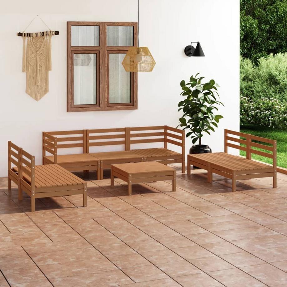 VidaXL Garten-lounge-set kiefernholz  