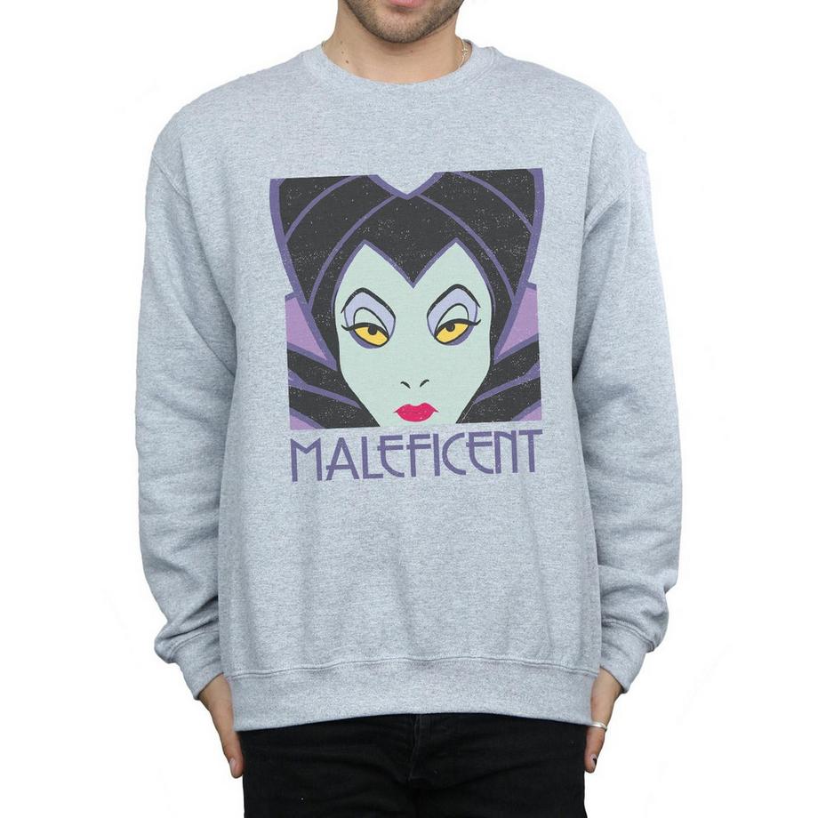 Disney Maleficent Felpa con Stampa Grafica  