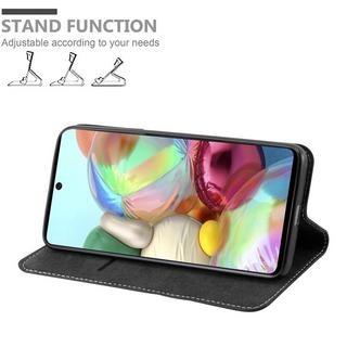 Cadorabo  Housse compatible avec Samsung Galaxy A71 4G - Coque de protection avec fermeture magnétique, fonction de support et compartiment pour carte 