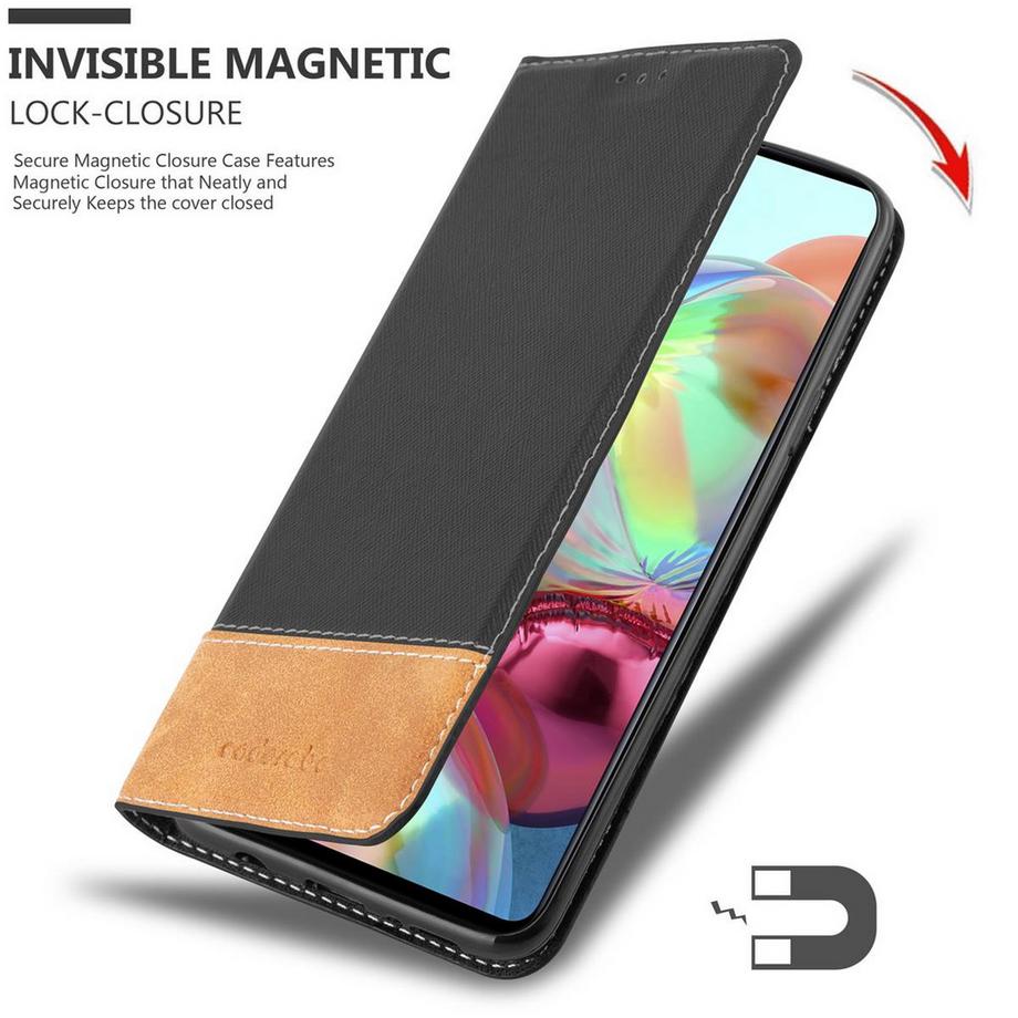 Cadorabo  Hülle für Samsung Galaxy A71 4G Magnetverschluss, Standfunktion 