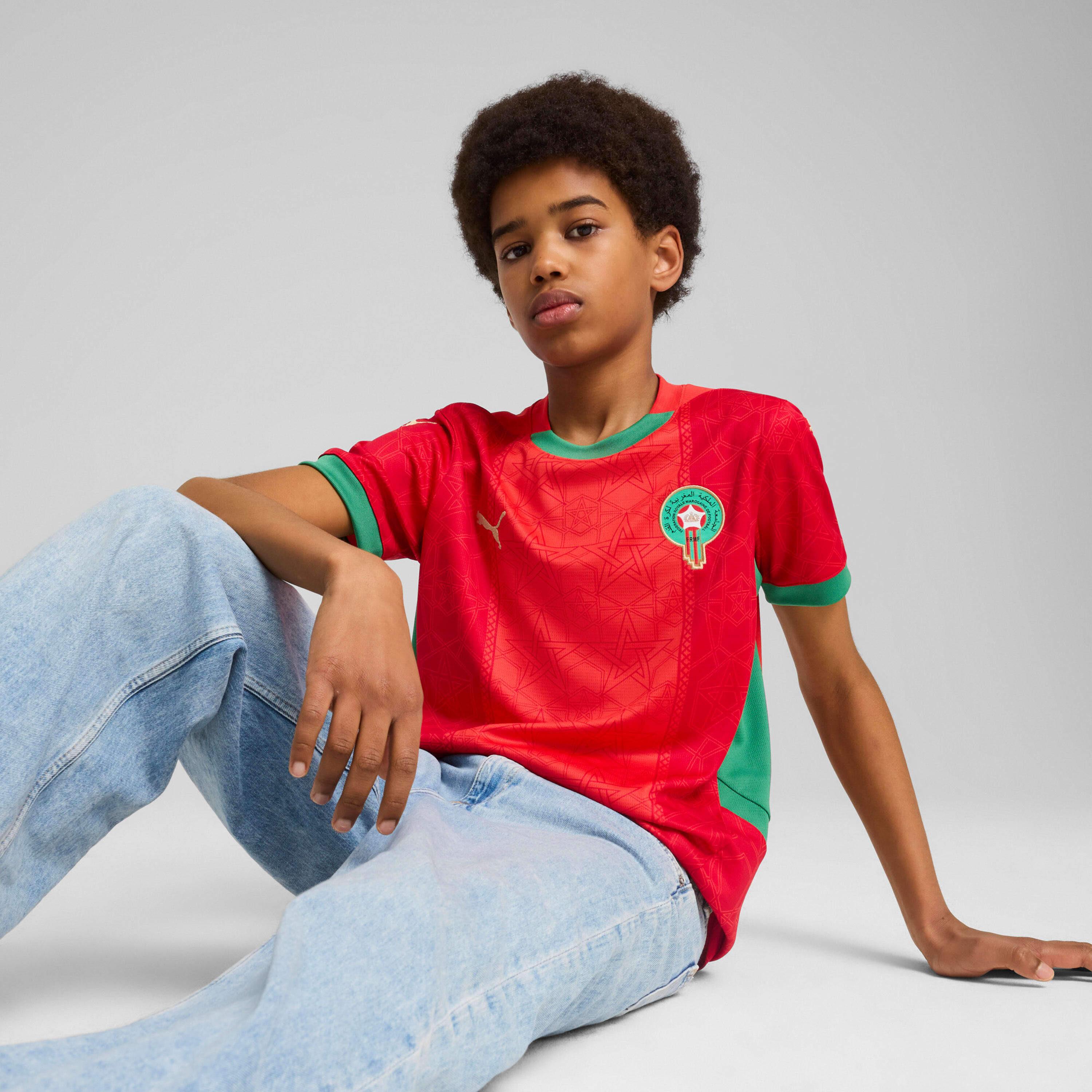 PUMA  heimtrikot für kinder maroc 2024 