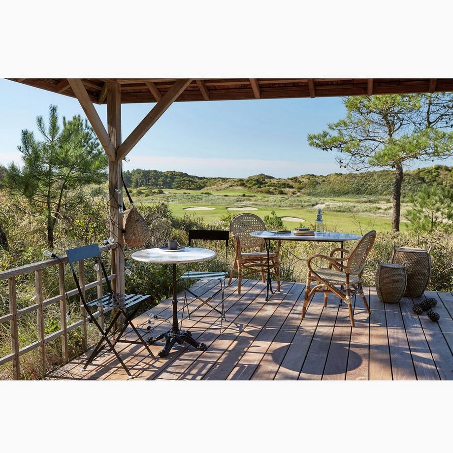 La Redoute Intérieurs Gartentisch Redville mit Marmorplatte  