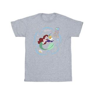 Disney  Tshirt THE LITTLE MERMAID READING A BOOK 
