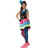 Tectake  Costume da bambina/ragazza - Clown Crazy New Wave 