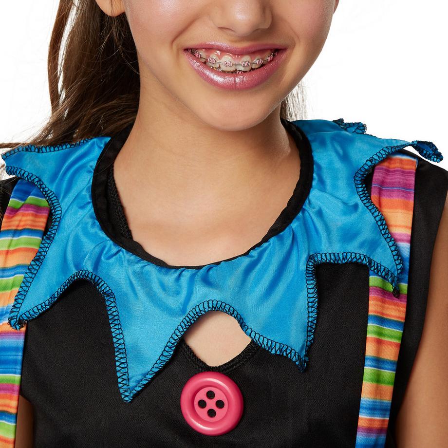 Tectake  Déguisement pour fille Crazy New Wave Clown 