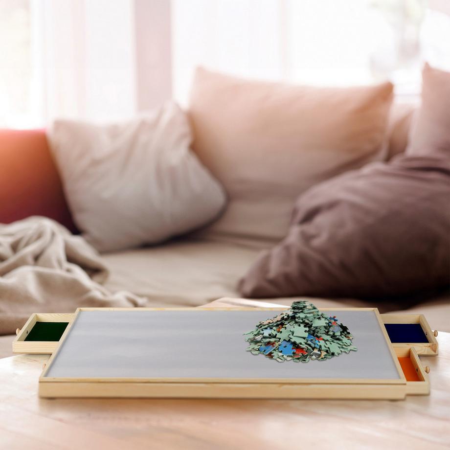 B2X  Puzzlebrett mit 4 Schubladen 